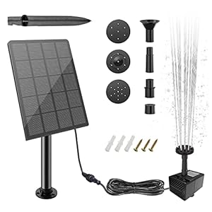 Bseical 2.5W Solar Springbrunnen Set