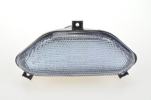 Moto Led Stop & Feu Arrière avec Intégré Clignotants pour Suz-uki 1994-1999 BANDIT 600; 1997-2000 BANDIT 1200 (Transparent)