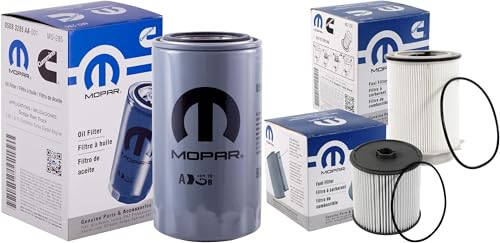 Incorrect Part Number Placed on the Date Codes - WIX 33002 5 Mopar Genuine OEM Filters Bundle, Dodge Ram 6.7L Cummins Diesel Filter set; Fuel/Water Separator Filter Kit, Fuel Filter & Engine Oil Filter. Fits 2020-2024 Ram 2500 and 3500