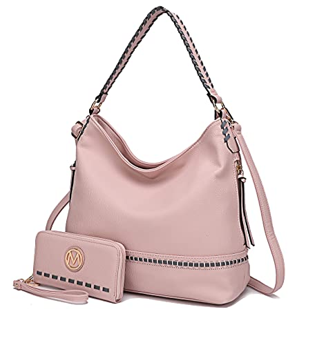 Image of MKF Collection Shoulder Bag for Women, Vegan Leather Top-Handle Crossbody Bag Handbag Purse by Mia K