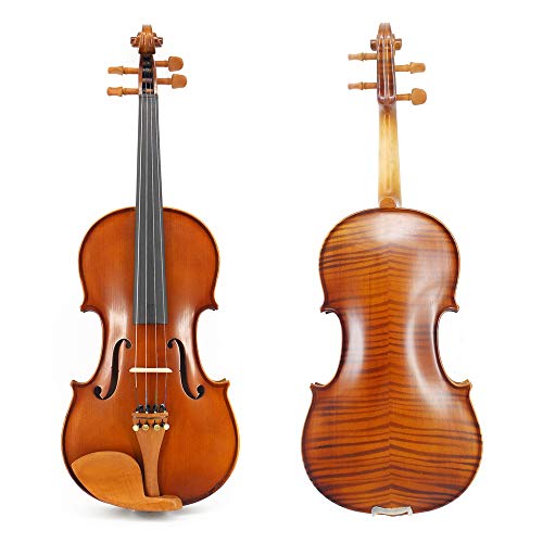 inChengGouFouX Instrumento de viol�n Viol�n de �bano de Estilo Antiguo Hecho a Mano por Principiantes Profesionales Lo Mejor para los entusiastas de la m�sica. (Color : Marr�n, Size : 1/2)