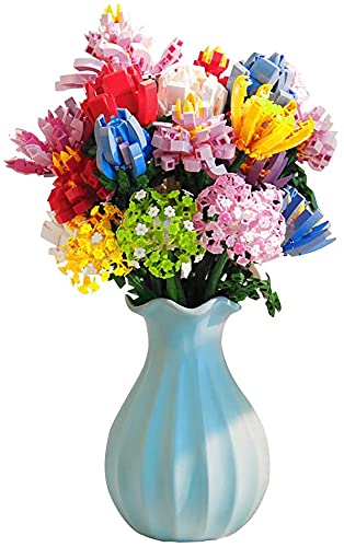 FOOMO MOYU Block 25-in-1 Large Bouquet Building Block Combination Kit, Including 25 Kinds of Bouquet