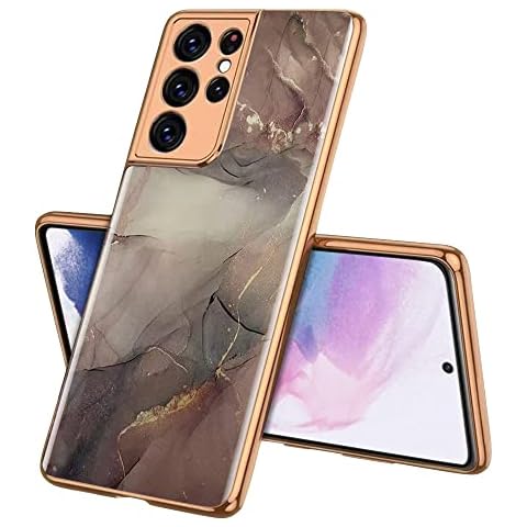 Luhuanx Galaxy S22 Ultra Case 5G, with Full Coverage Lens Back, Samsung S22 Ultra Case 6.8 Inch (Champagne) Cover