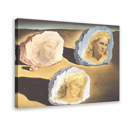 Tableau Dali Trois apparitions du Visage de Gala Cadeau idéal pour passionnés