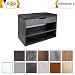 RICOO WM032-BG-A Banco Zapatero 60x42x30cm Armario Interior con Asiento Organizador Zapatos Mueble...