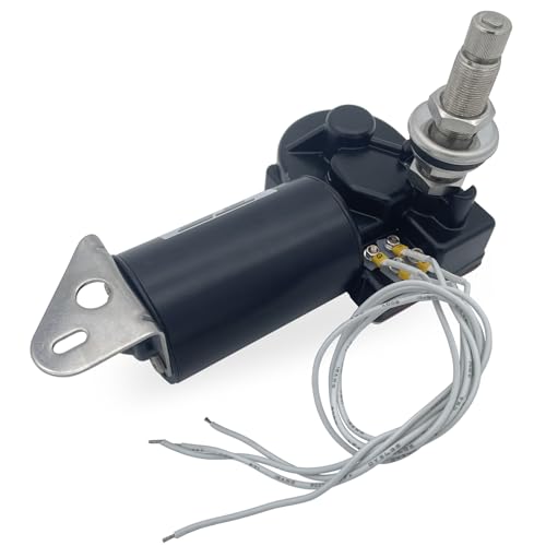 Image of Marine Wiper Motor 12V 2.5 inch Shaft 80 Degree - MRV and Automotive Applicable Wiper Motor Replaces 34000 30991 4R2.12.R110D WWF12C18 Series Boat Wiper Motor
