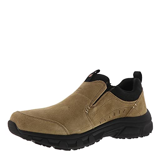 Image of Skechers Men's Oak Canyon Slip-on Sneaker (Brown /Black)