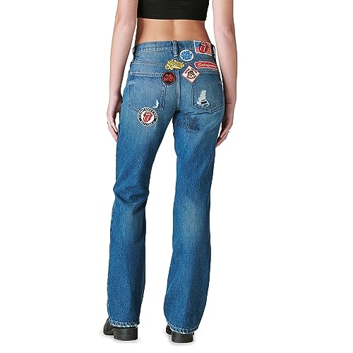 Lucky Brand Women's Rolling Stones Boyfriend Flare Jean2