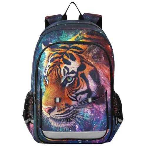 Tiger Galaxy Kids Backpack Large Capacity Bookbag with Reflective Schoolbag for Girls and Boys 20858775