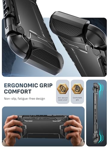 Image of mumba Dockable Case for Nintendo Switch 2 2025, [Blade Series] TPU Grip Protective Cover Accessories Compatible with Switch 2 7.9 Inch and Quick-Release Joy-Con Design (Black)