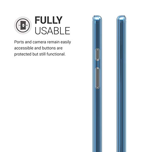 kwmobile-Carcasa-Compatible-con-Samsung-Galaxy-Tab-A-80-2019-Funda-Tablet-de-plastico-TPU-Estuche-en-AzulTransparente