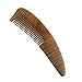 Produktbild Holzkamm, Frisierkamm, Haarkamm aus Sandelholz, Antistatischer Haar Massage Griffkamm, Breite/Feine Zähne Haarkämme für Haarpflege und Bartpflege - Breite Zähne