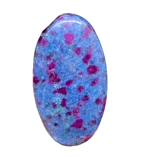 Rubis kyanite naturelle ovale 48mm, gemme parfaite pour sertir un pendentif