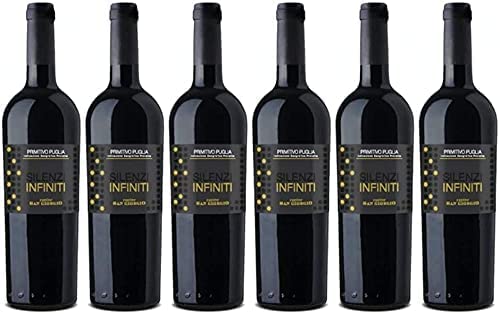 6er Vorteilspaket Infiniti Primitivo Puglia I.G.P. 2024 | Cantine San Giorgio | Rotwein aus Apulien | trocken | 6 x 0,75l