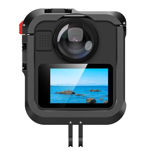 Cadre de protection complet en aluminium double caméra d'action