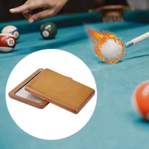 Ponceuse de billard nouvelle mise à niveau avec brunissoir et lime de forme marron
