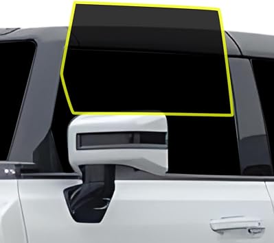 BOGAR TECH DESIGNS - Premium Nano Ceramic Precut Window Tint Film Kit Compatible with GMC Hummer EV SUV 2022+ Front, 5%