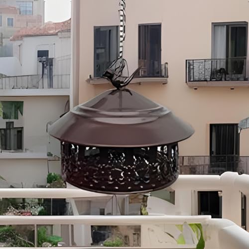 Soporte de incienso de metal decorativo e impermeable para terrazas de diseño 8