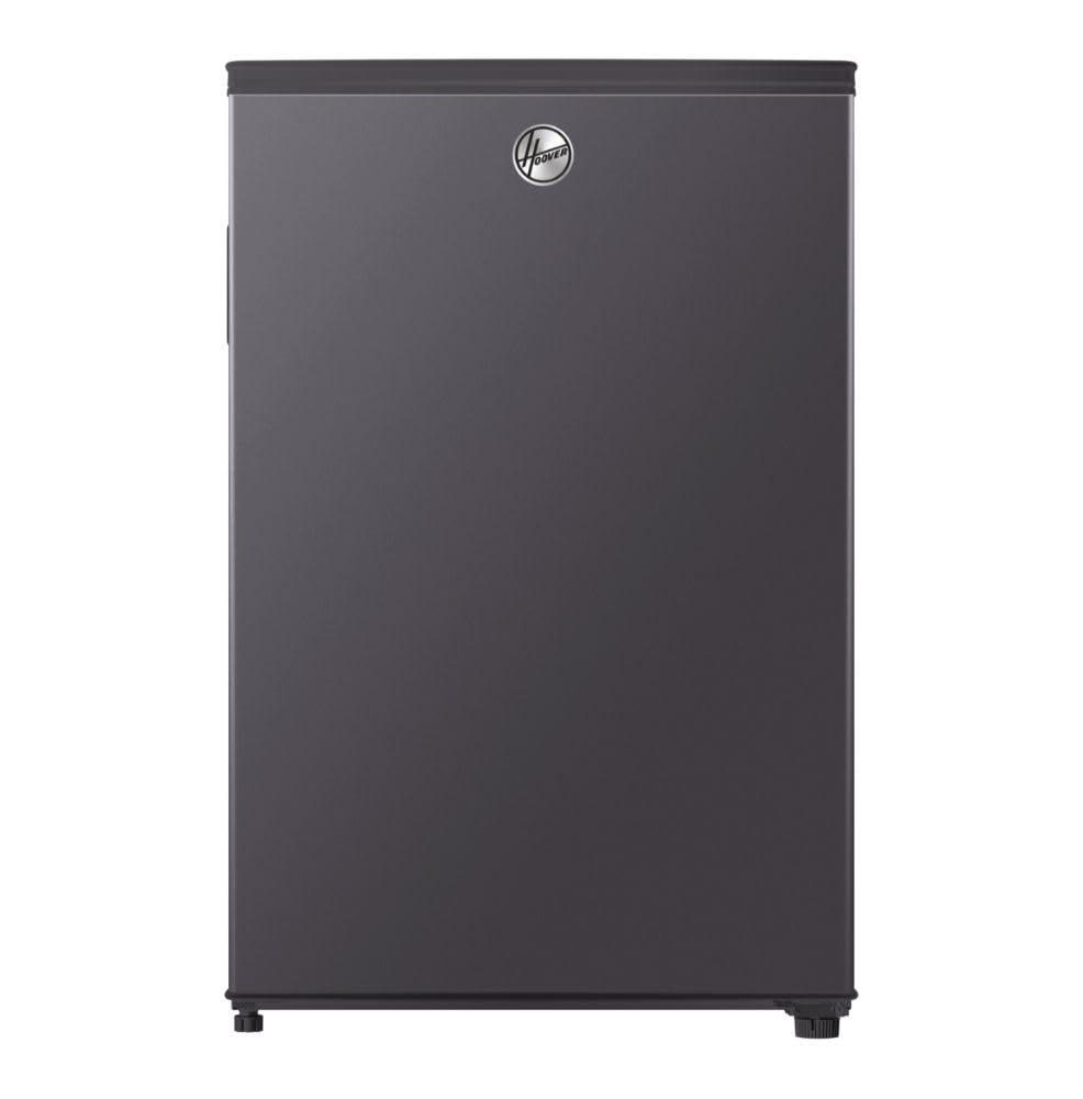Hoover HOUQS58ESK Undercounter 55cm Freestanding Freezer, Silver,