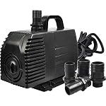 Simple Deluxe 1056GPH 276W Submersible Pump With 15′ Cord, Water Pump For Fish Tank, Hydroponics, Aquaponics, Fountains…