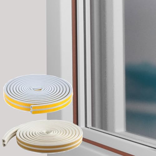 solaay 隙間テープ 長さ5m 防音テープ ドア窓すきま風防止 防音クッション 隙間パッキン すきまテープ ドア隙間テープ 防寒パッキン すきまのdiy 玄関下部間仕切り冷気遮断ストッパー 長さ5m white