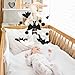 Bat Baby Mobile, Gothic Mobile for Crib, Halloween Crib Mobile for Boys and Girls, Gothic Nursery Mobile for Bassinet, Bat, Moon