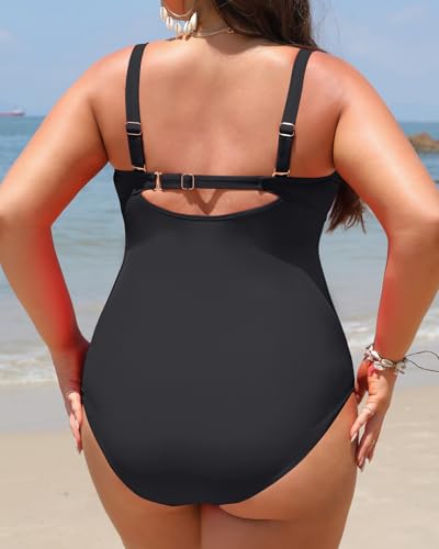 10 Best Bathing Suits with Tummy Control for Women Over 60: Flattering Swimwear for Confidence at Any Age 15 Yonique Women Plus Size One Piece Swimsuits Tummy Control Bathing Suits Twist Front Ruched Swimwear Black 16W