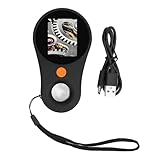 Real-Time Viewing and Capture: This handheld digital microscope features a 2.0-inch color screen that lets you view objects in real time and take photos or record videos on the spot. With built-in storage for approximately 100 images, it’s perfect fo...
