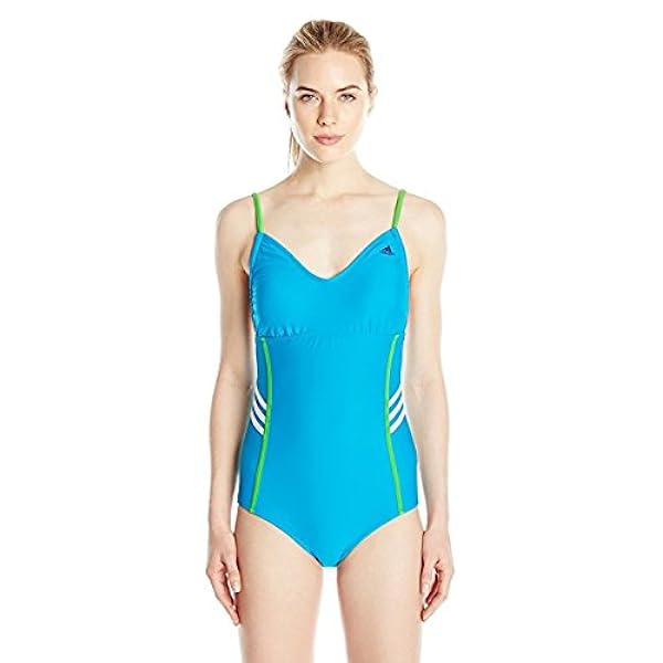 adidas de la Mujer Tres Rayas Traje de baño de una Pieza