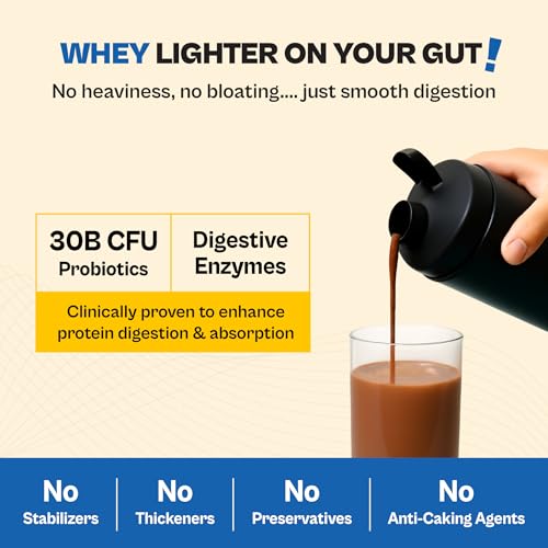 Image of Tata 1mg Ultra Clean Whey Protein Isolate + Concentrate - Hazelnut Chocolate 1kg | 25g protein, 5.6g BCAA & 30B CFU Probiotics-28 Sachets