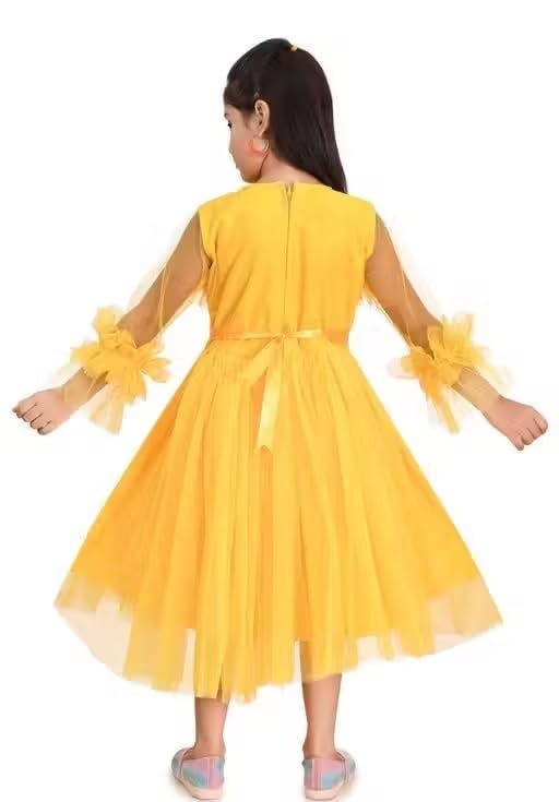 Image of Handcrafted Pori Ethnic Party Frock for