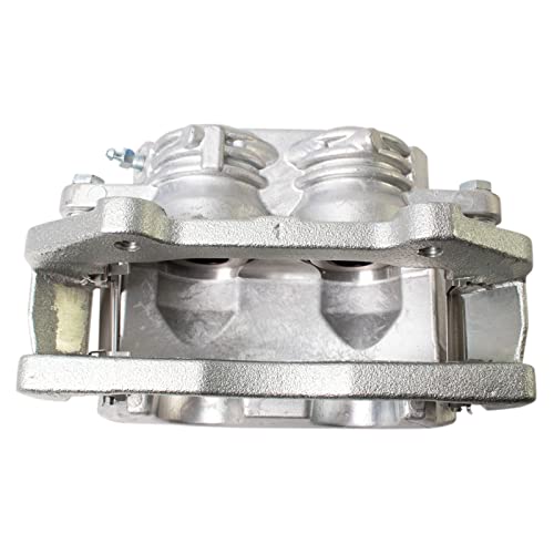 Image of TRQ Front Brake Caliper Set Zinc Coated Brackets Compatible with 2003-2008 Cadillac CTS 2005-2008 STS