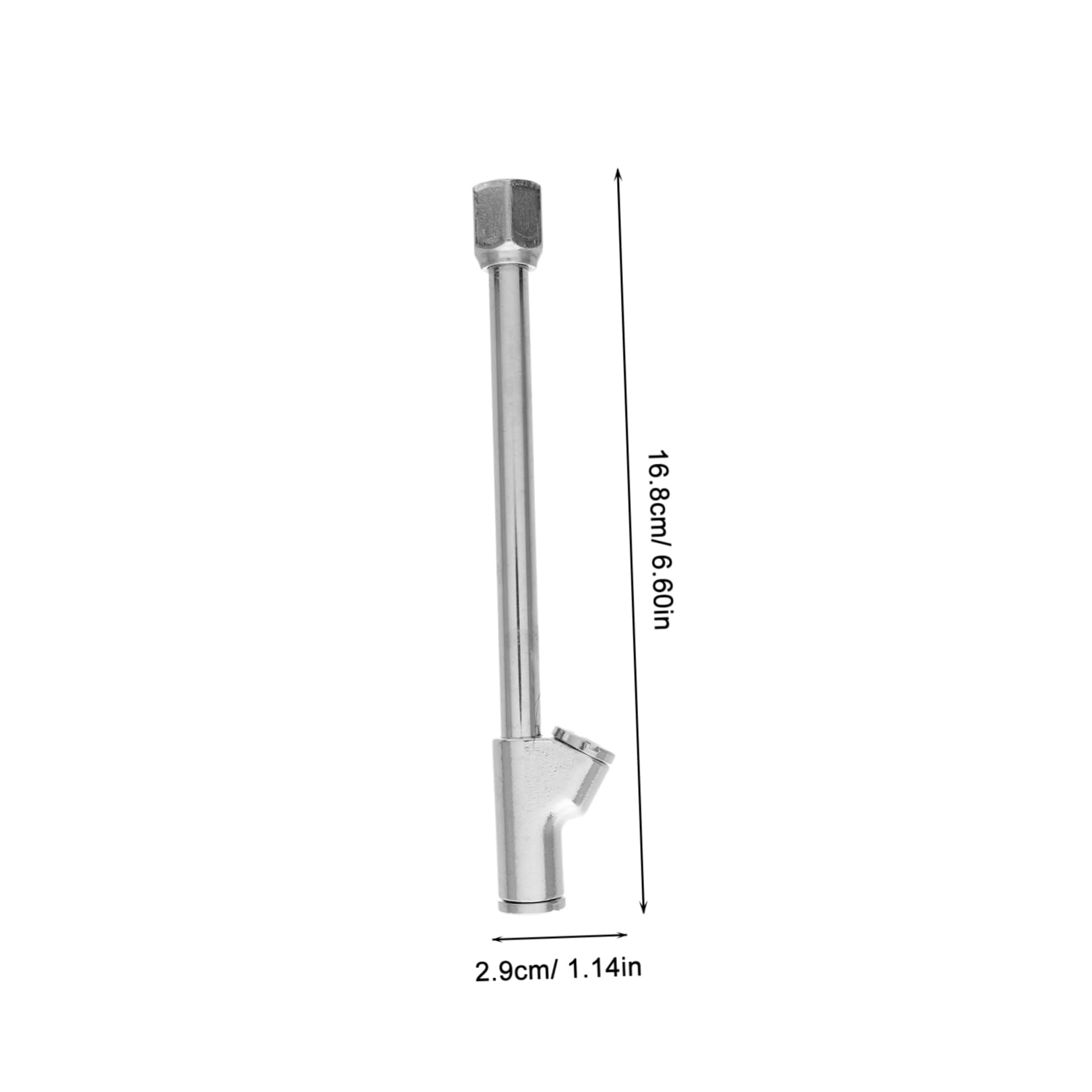 HAPINARY Tire Inflator Nozzle Inflatable Chuck for Car and Bike Easy Handling Durable Metal Construction