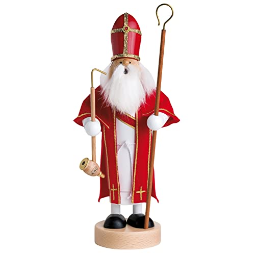 KWO St. Nicholas Large German Christmas Incense Smoker Handcrafted in Germany