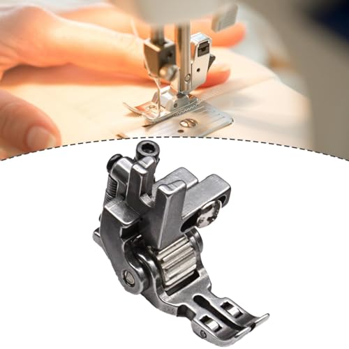 Pie prensatelas para máquina de coser industrial con rodillos miniatura 7