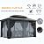HOTEEL 10x12 Hardtop Gazebo on Clearance with Heavy Duty Galvanized Steel Double Metal roof,Aluminum Frame,Patio Gazebo with Curtains and Netting,Outdoor Permanent Pavillon for Backyard,Black