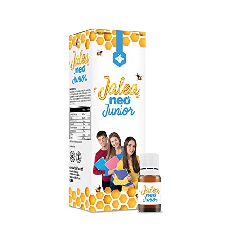 NEO | Jalea Real Liofilizada Junior | 14 Viales | Favorece el Rendimiento Físico e Intelectual en Niños | Complemento Alimenticio para Aportar Fuerza y Vitalidad | Sabor Fresa