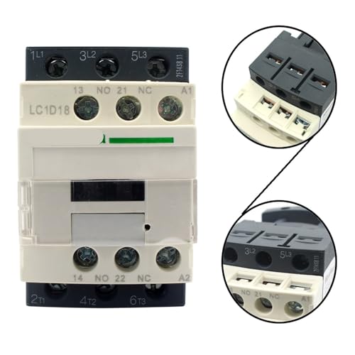 Contacteur électrique industriel LC1-D18 sécurise les circuits de commande 220V - 3