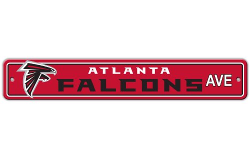 Atlanta Falcons Plastic Street Sign 