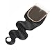 Selina 4x4 Lace Closure Human Hair Brazilian Virgin Body Wave Closure Human Hair Free Part Lace Closure with Baby Hair Natural Black 10 Inch