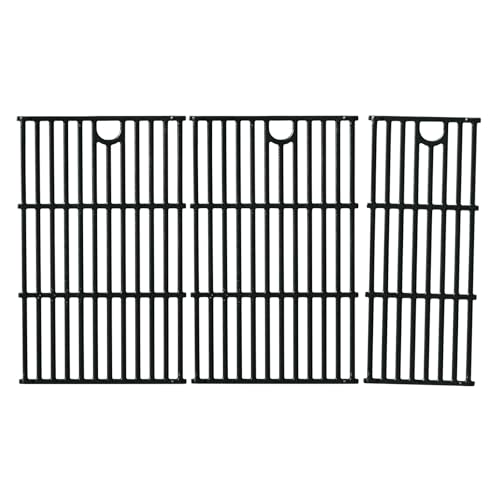FORYEYC 17 Grill Grates for Charbroil Performance 5 Burner 463448021 463449021 463450022 463451022 463455021 463458021 Cast Iron Replacement Parts for Charbroil 463448021 G426-0004-W1 G426-0005-W1