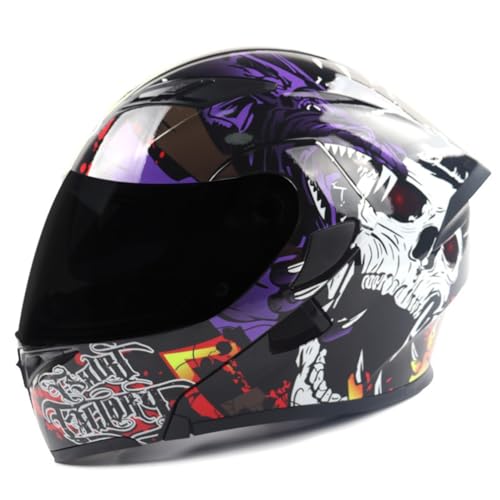 Casco modulare da moto per sport motoristici crociere touring con doppia visiera flip up Caschi integrale omologato DOT leggero e confortevole