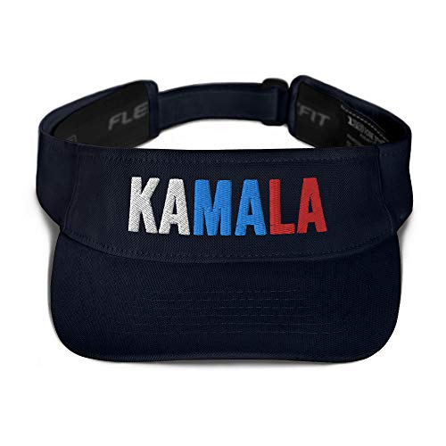 Kamala Hat (Embroidered Visor) VP Kamala Harris Gift Navy