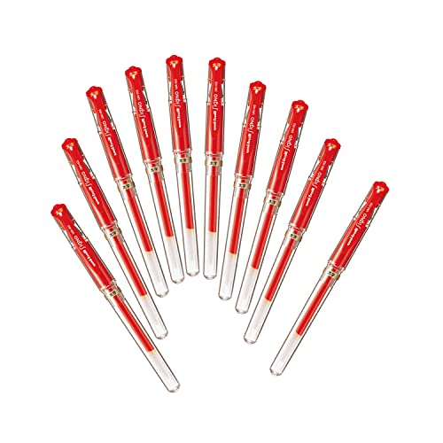 Mitsubishi Pencil Haco UM153.15 Bolígrafo Gel Rojo x10