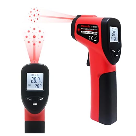 Infrared Thermometer Temperature Gun (NOT for Humans) -58℉~1022℉ (-50℃～550℃) 9-Point Laser Non-Contact Instant-Read Digital Laser Infrared Ir Thermometer with Backlight