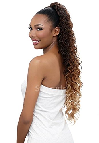 HARLEM 125 ORIGINAL PONYTAIL DRAW STRING (SAMBA129) (4- Medium Brown)