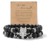 8mm Black Obsidian Onyx Hematite Lava Volcanic Stone Bracelet Dragon Bracelet for Men Dragon Jewelry Black Bead Bracelet Crystal Beaded Bracelets Spiritual Protection Bracelet for Men