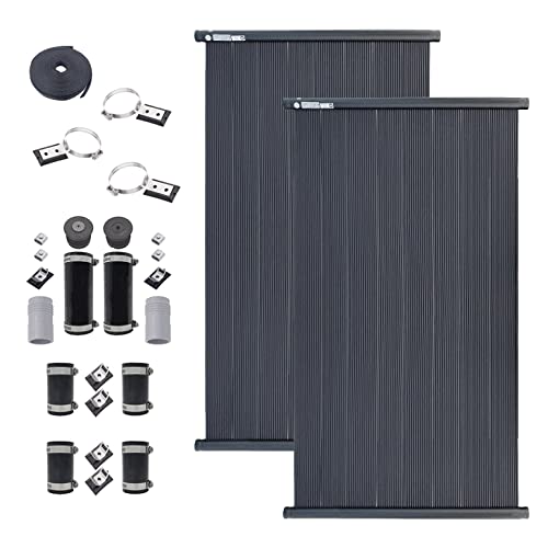 SolarPoolSupply Highest Performing Design - DIY Solar Pool Heater System Kit - 15-20 Year Life Expectancy (2-4x10 / 2" I.D. Header) SolarPoolSupply Highest Performing Design - DIY Solar Pool Heater System Kit - 15-20 Year Life Expectancy (2-4x10 / 2" I.D. Header)