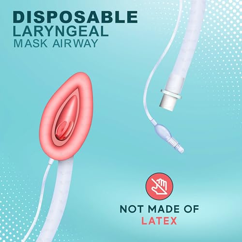 Image of OTICA Sterile Laryngeal Mask Airway - Disposable LMA | Silicone material | Size-4 No.