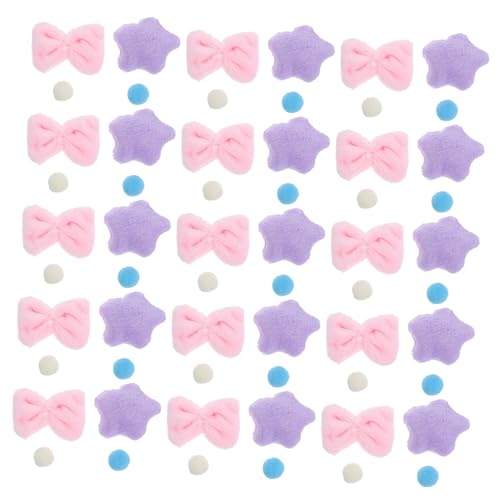 Amosfun Cortina para Puerta De Habitación Infantil Cortina De Felpa Color Guirnalda Decorativa Bolas De DIY para Puerta De Dormitorio De Niñas Accesorio De Pared para Hogar